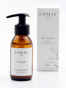 Lomay Skin The Cleanser natural oil cleanser for all skin types — gentle botanical makeup remover handmade in South Africa